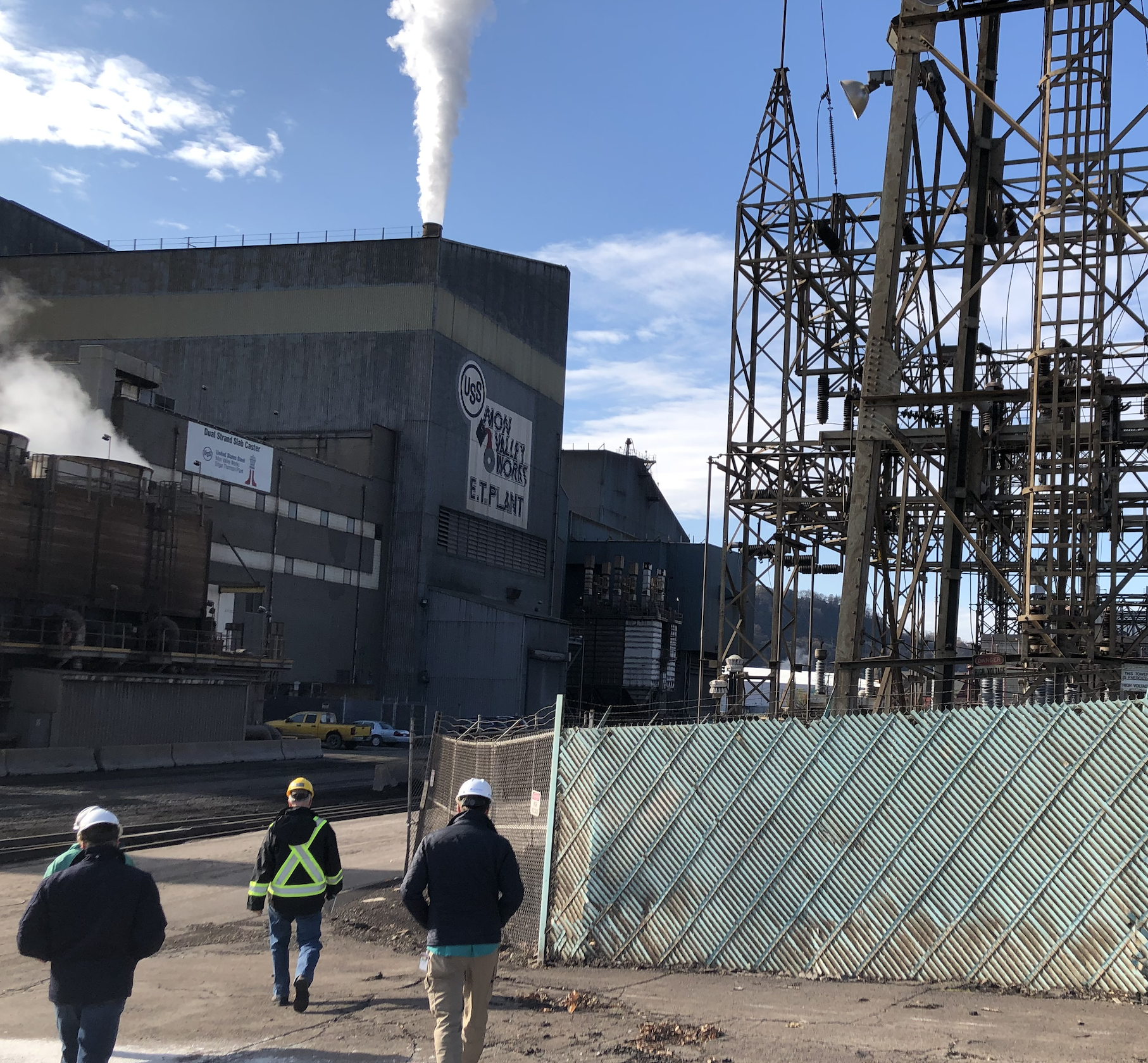 Steel plant industrial environment